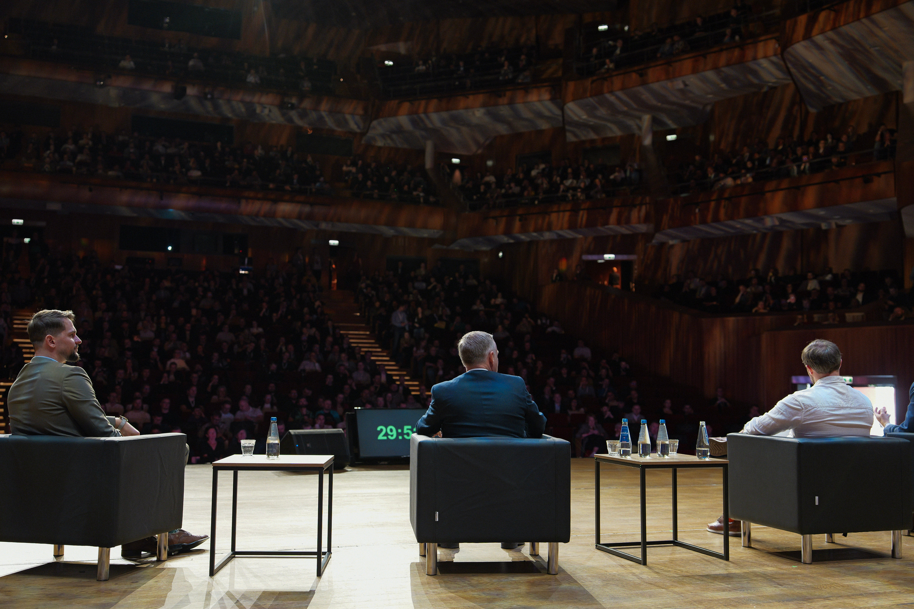 Invest Cuffs main stage and audience